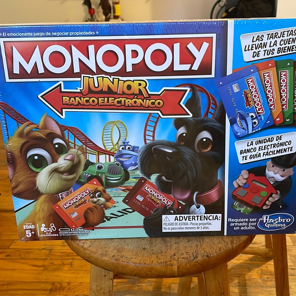 Spanish Monopoly Junior Board Game